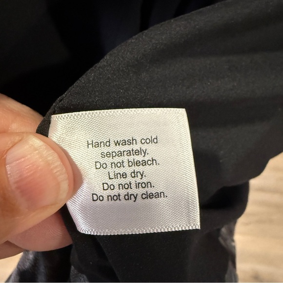 Lane Bryant Black and White Floral Faux Leather Jacket, Size 26/28 - Picture 10 of 11